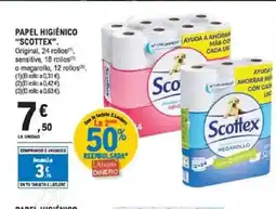 E.Leclerc SCOTTEX Papel higiénico oferta