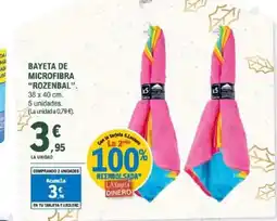 E.Leclerc ROZENBAL Bayeta de microfibra oferta