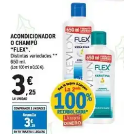 E.Leclerc FLEX Acondicionador o champú oferta