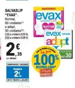 E.Leclerc EVAX Salvaslip oferta