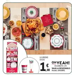 E.Leclerc Vajilla desechable oferta