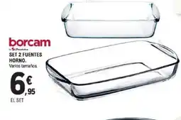 E.Leclerc BORCAM Set 2 fuentes horno oferta