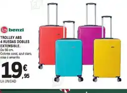 E.Leclerc BENZI Trolley abs 4 ruedas dobls extensibles oferta