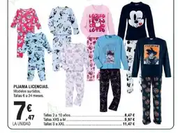 E.Leclerc Pijama licencias oferta
