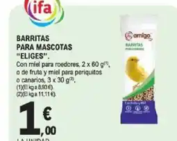 E.Leclerc ELIGES Barritas para mascotas oferta
