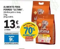 E.Leclerc ULTIMA Alimento para perros oferta