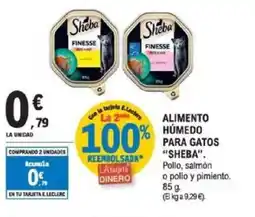E.Leclerc SHEBA Alimento húmedo para gatos oferta