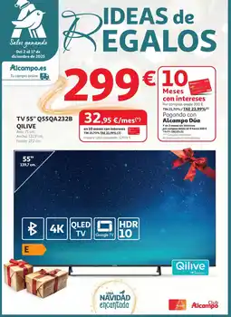 Alcampo QILIVE TV 55" Q55QA232B oferta