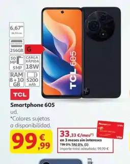 Alcampo TCL Smartphone 605 oferta