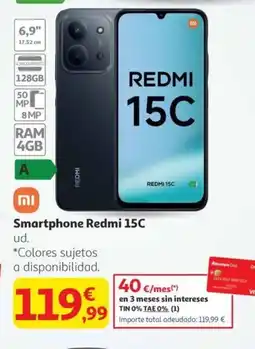 Alcampo Smartphone Redmi 15C oferta