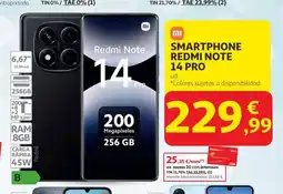 Alcampo Smartphone redmi note 14 pro oferta
