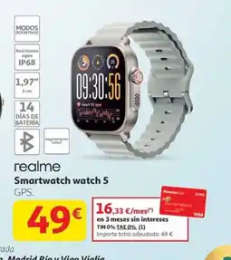 Alcampo REALME Smartwatch watch 5 oferta