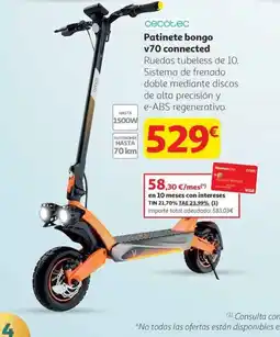 Alcampo CECOTEC Patinete bongo v70 connected oferta