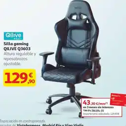 Alcampo QILIVE Silla gaming oferta