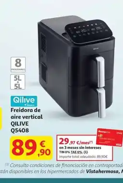 Alcampo QILIVE Freidora de aire vertical Q5408 oferta