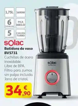 Alcampo SOLAC Batidora de vaso BV5731 oferta