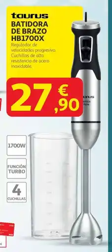 Alcampo TAURUS Batidora de brazo HB1700X oferta