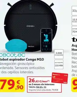 Alcampo CECOTEC Robot aspirador Conga M10 oferta