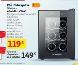 Alcampo Vinoteca 6 botellas VT640 oferta