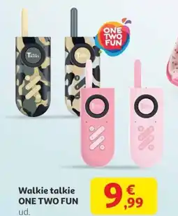 Alcampo ONE TWO FUN Walkie talkie oferta