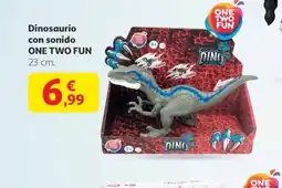 Alcampo ONE TWO FUN Dinosaurio con sonido oferta