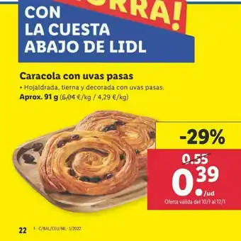 Lidl Caracoles oferta