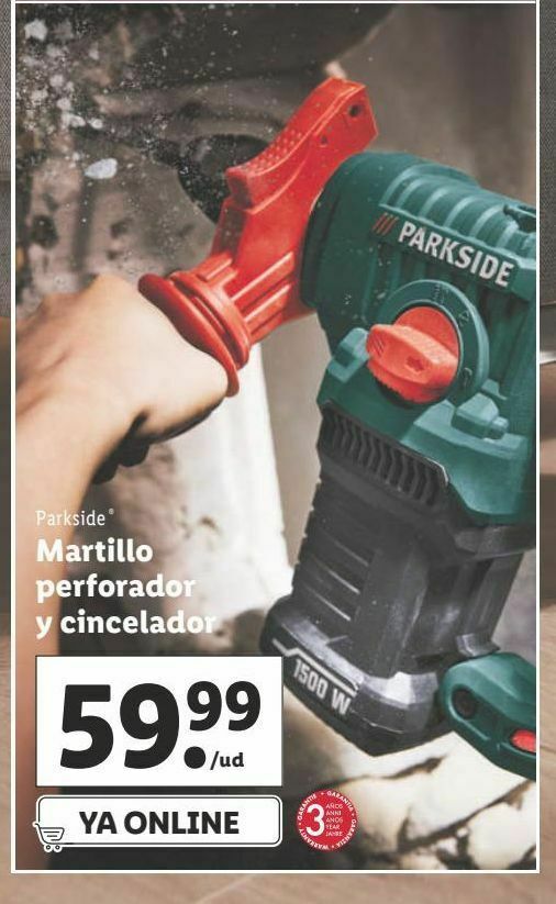 El precio y las condiciones de Lidl están en el catálogo o el sitio web que  dirigen.