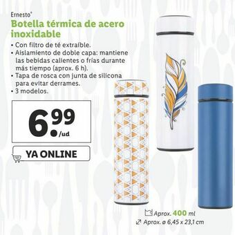 Lidl Botella de agua ernesto oferta