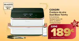 Carrefour COSORI Freidora de aire Dual Blaze Twinfry oferta