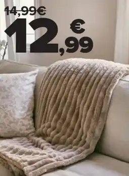 Carrefour TEX HOME Manta decorativa oferta