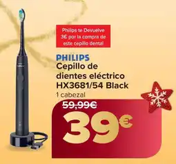 Carrefour PHILIPS Cepillo de dientes eléctrico HX3681/54 Black oferta