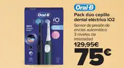 Carrefour ORAl-B Pack dúo cepillo dental eléctrico iO2 oferta