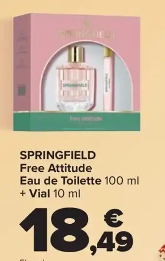 Carrefour SPRINGFIELD Eau de Toilette + Vial oferta