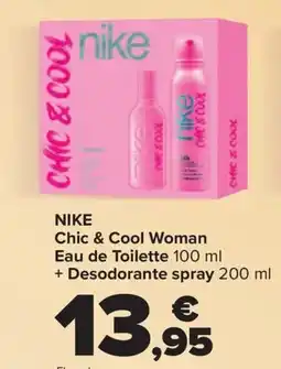 Carrefour NIKE Chic & Cool Woman Eau de Toilette + Desodorante spray oferta