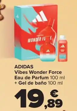Carrefour ADIDAS Vibes Wonder Force Eau de Parfum+ Gel de baño oferta