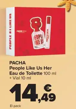 Carrefour PACHA People Like Us Her Eau de Toilette + Vial oferta