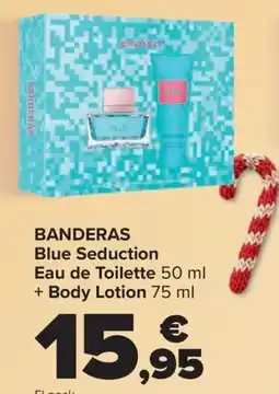 Carrefour BANDERAS Blue Seduction Eau de Toilette + Body Lotion oferta