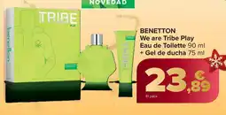 Carrefour BENETTON We are Tribe Play Eau de Toilette + Gel de ducha oferta