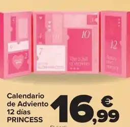 Carrefour PRINCESS Calendario de Adviento 12 días oferta