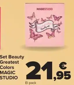 Carrefour MAGIC STUDIO Set Beauty Greatest Colors oferta