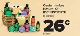 Carrefour IDC INSTITUTE Cesta mimbre Natural Oil oferta