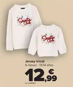 Carrefour Jersey tricot oferta