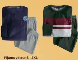 Carrefour Pijama velour S - 3XL o bata franela S - 2XL hombre oferta