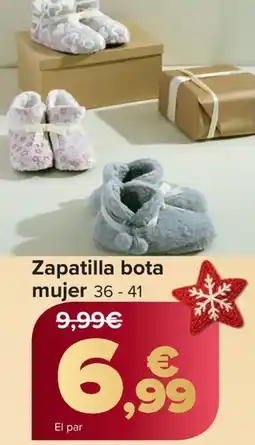 Carrefour Zapatilla bota mujer oferta