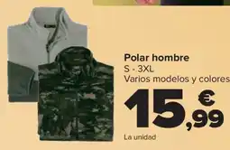 Carrefour Polar hombre S-3XL oferta