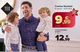 Carrefour TEX Camisa Navidad oferta