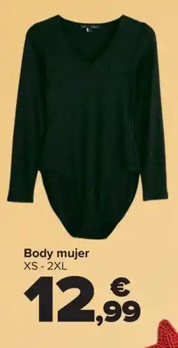 Carrefour Body mujer XS-2XL oferta
