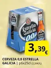 Supermercados MAS Estrella galicia - cerveza 0,0 oferta