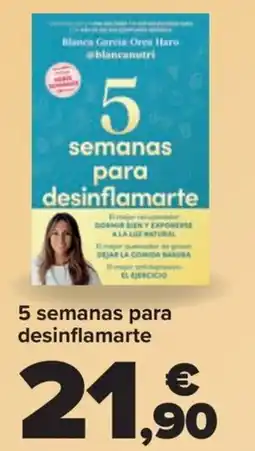 Carrefour 5 semanas para desinflamarte oferta