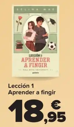 Carrefour Lección 1 Aprender a fingir oferta